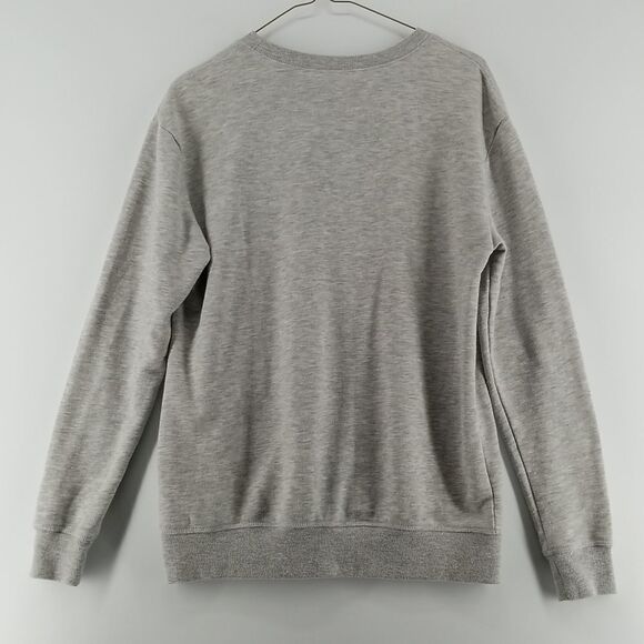🎁5/$25 H&M Sweat Shirt Girls Youth 12-14 Skate Board Graphic Grey Long Sleeve - Picture 9 of 12